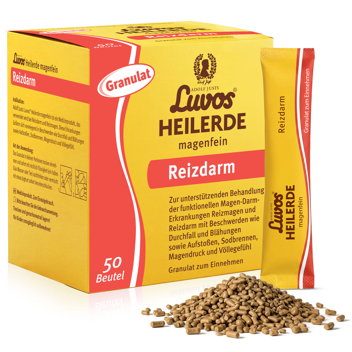 Luvos® Heilerde magenfein Reizdarm Granulat, 50 x 6,5g