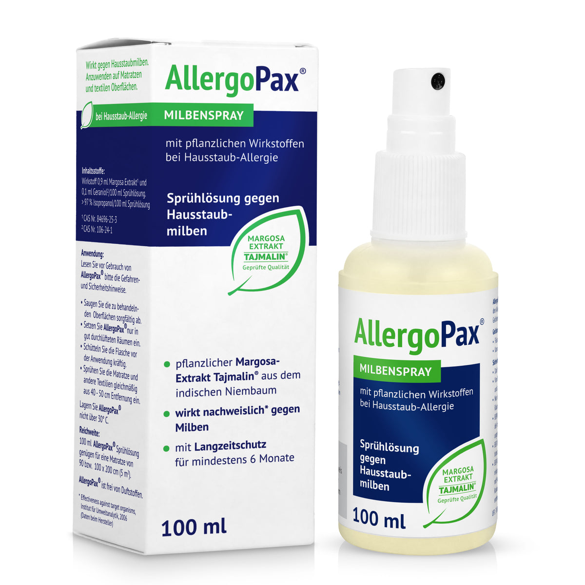 Bild 2 AllergoPax® Milbenspray – Sprühlösung gegen Hausstaubmilben, 100ml