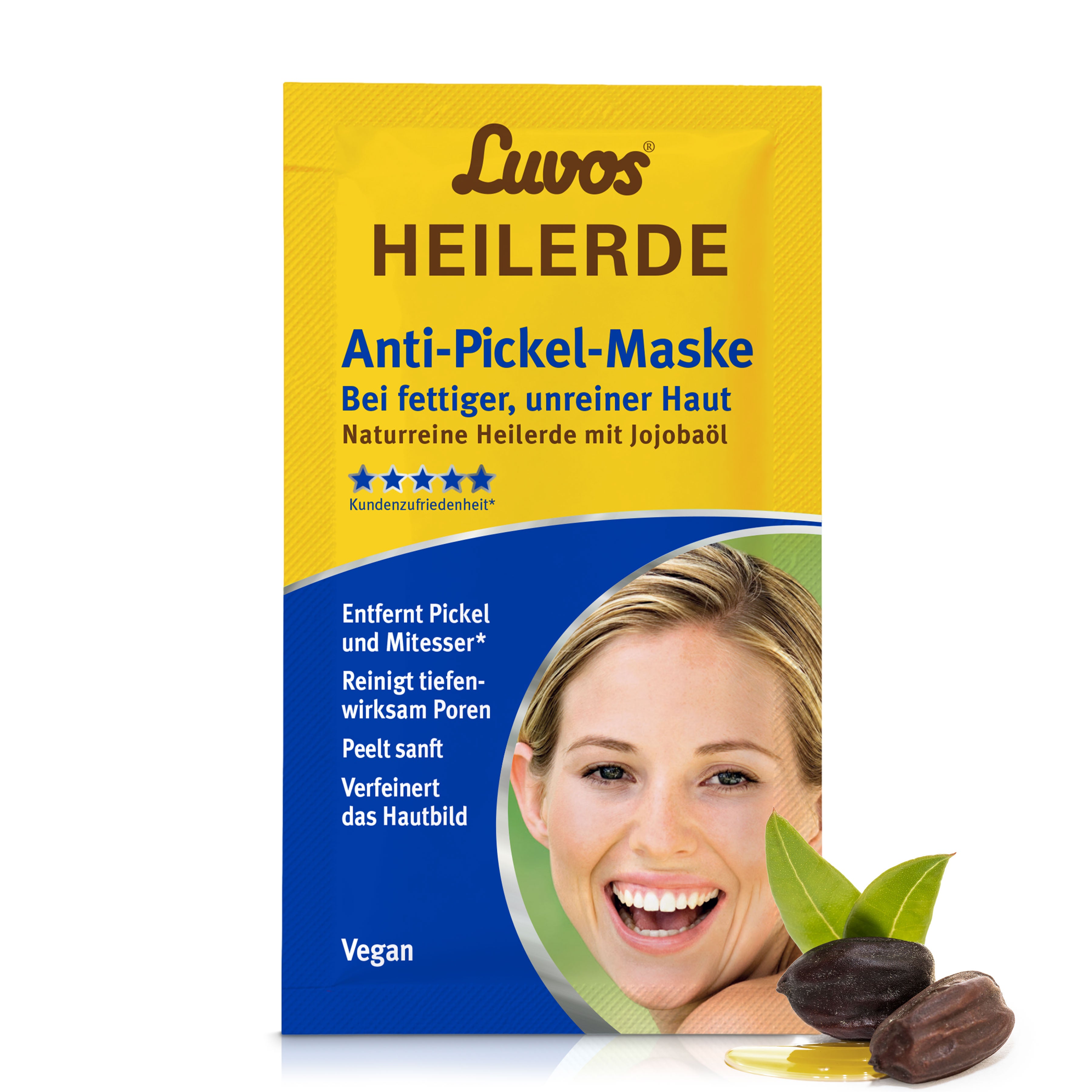 Luvos® Heilerde Anti-Pickel-Maske (10 Stück)
