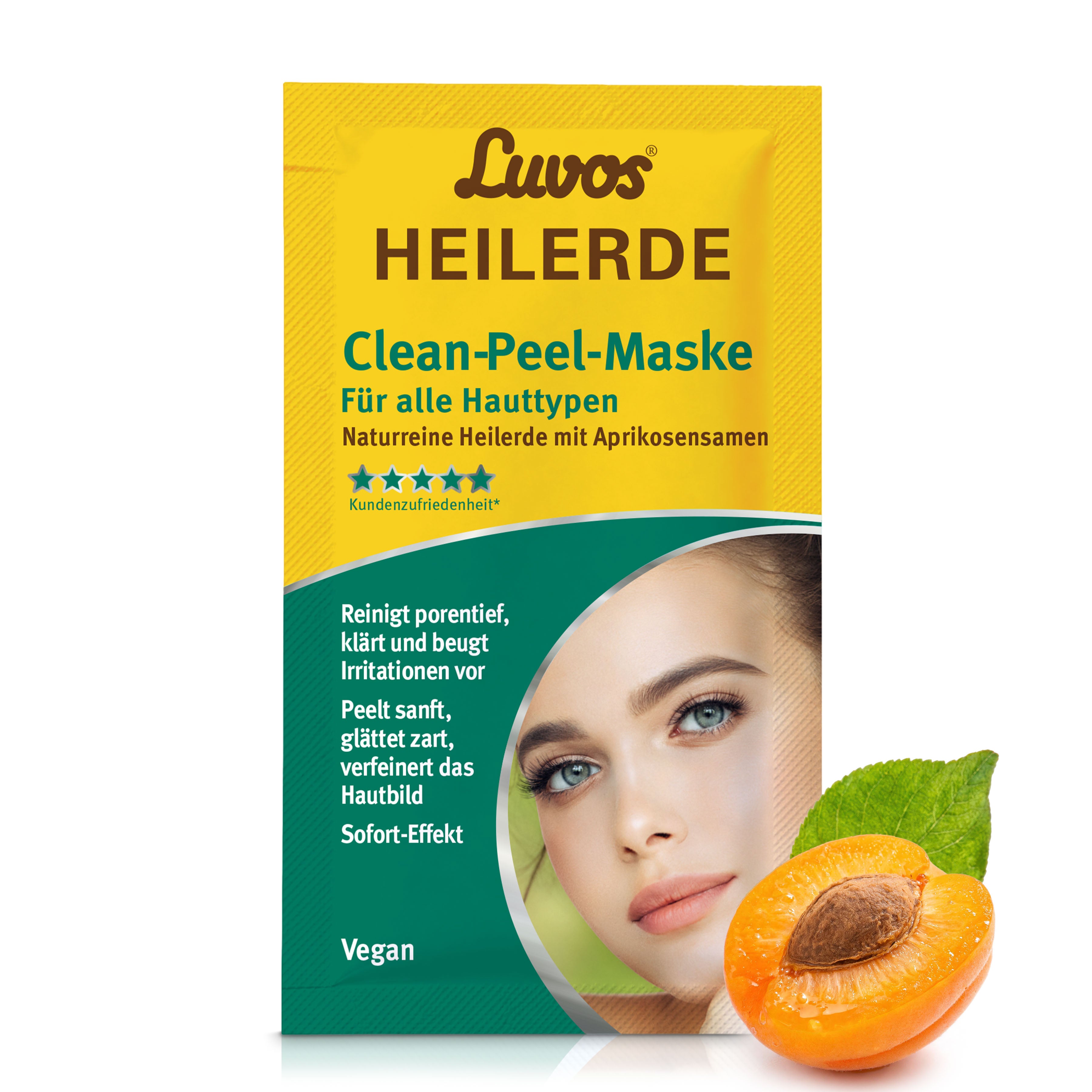 Luvos® Heilerde Clean-Peel-Maske (10 Stück)