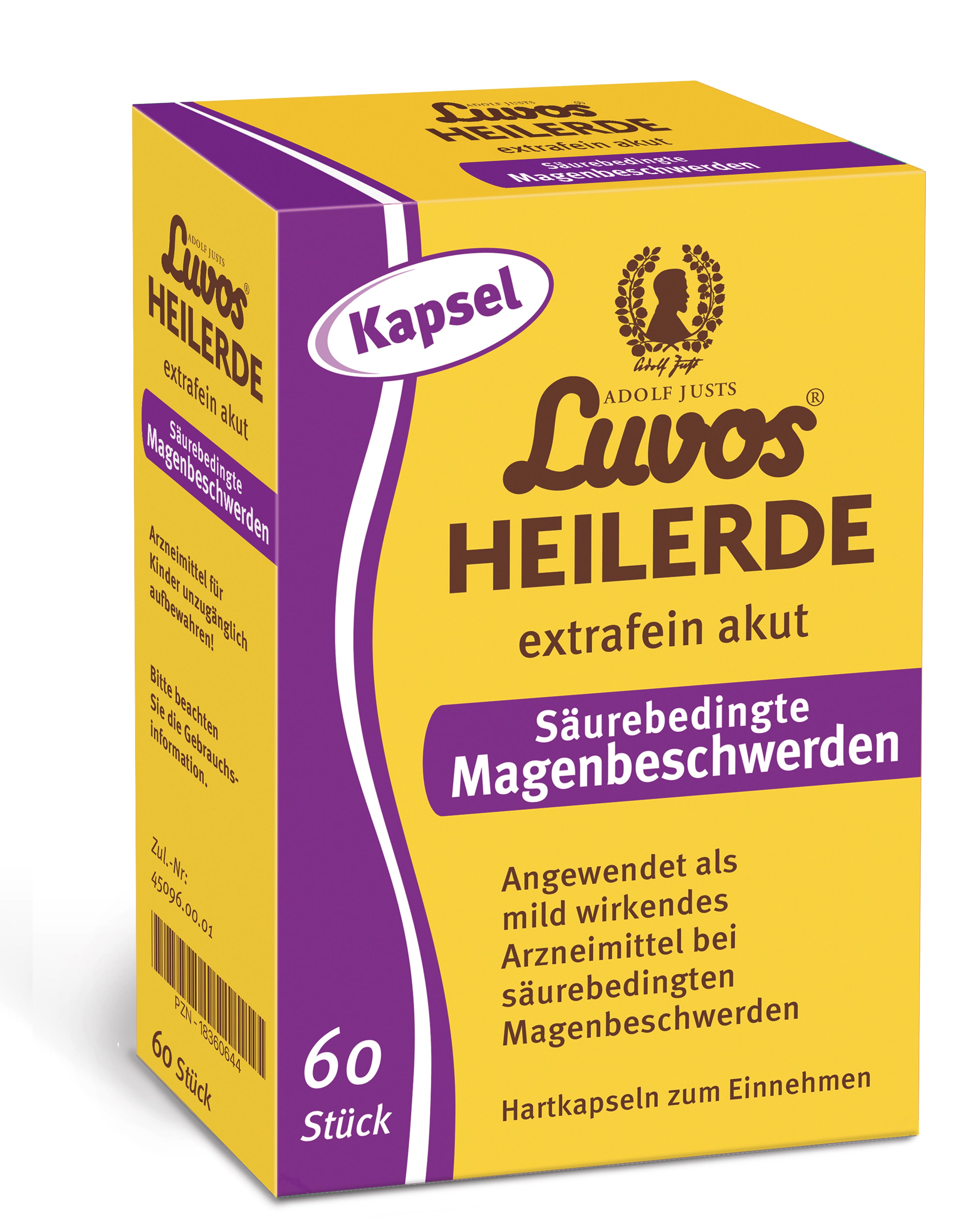 Luvos® Heilerde extrafein akut Säurebedingte Magenbeschwerden Kapseln