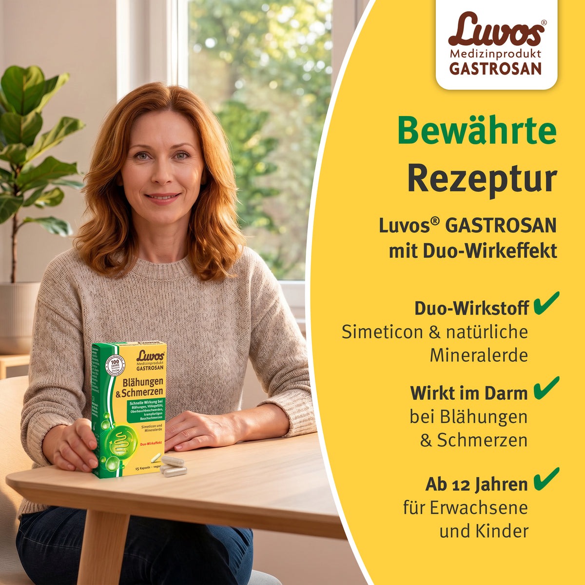 Luvos® Gastrosan Blähungen & Schmerzen Kapseln