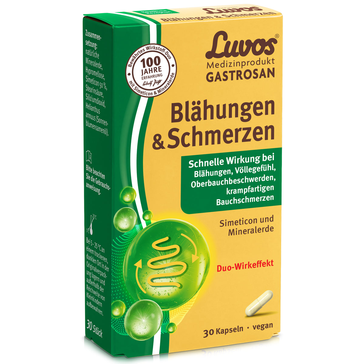 Luvos® Gastrosan Blähungen & Schmerzen Kapseln