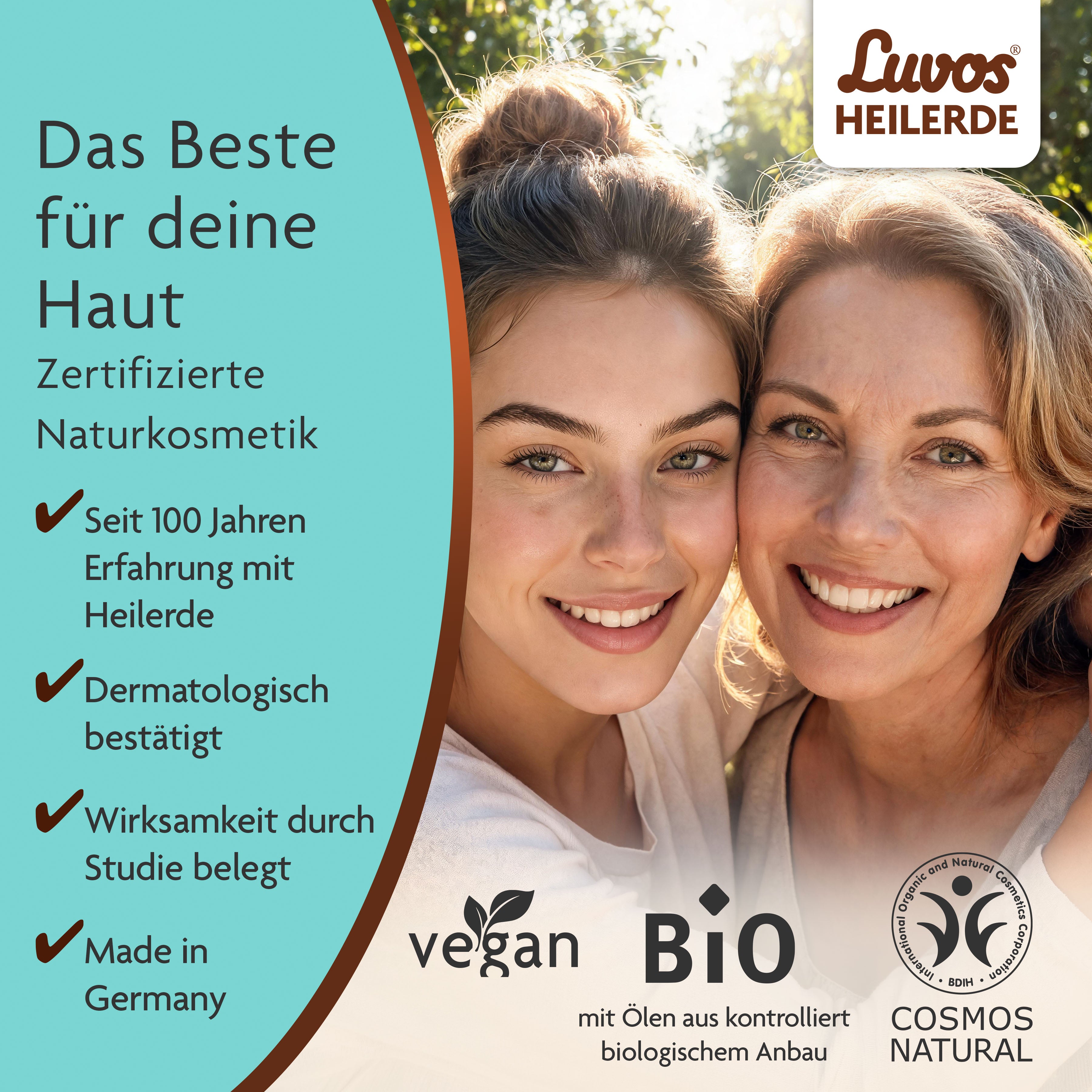 Luvos® Heilerde Naturkosmetik Clean-Maske mit Hydro-Booster (10 Stück)