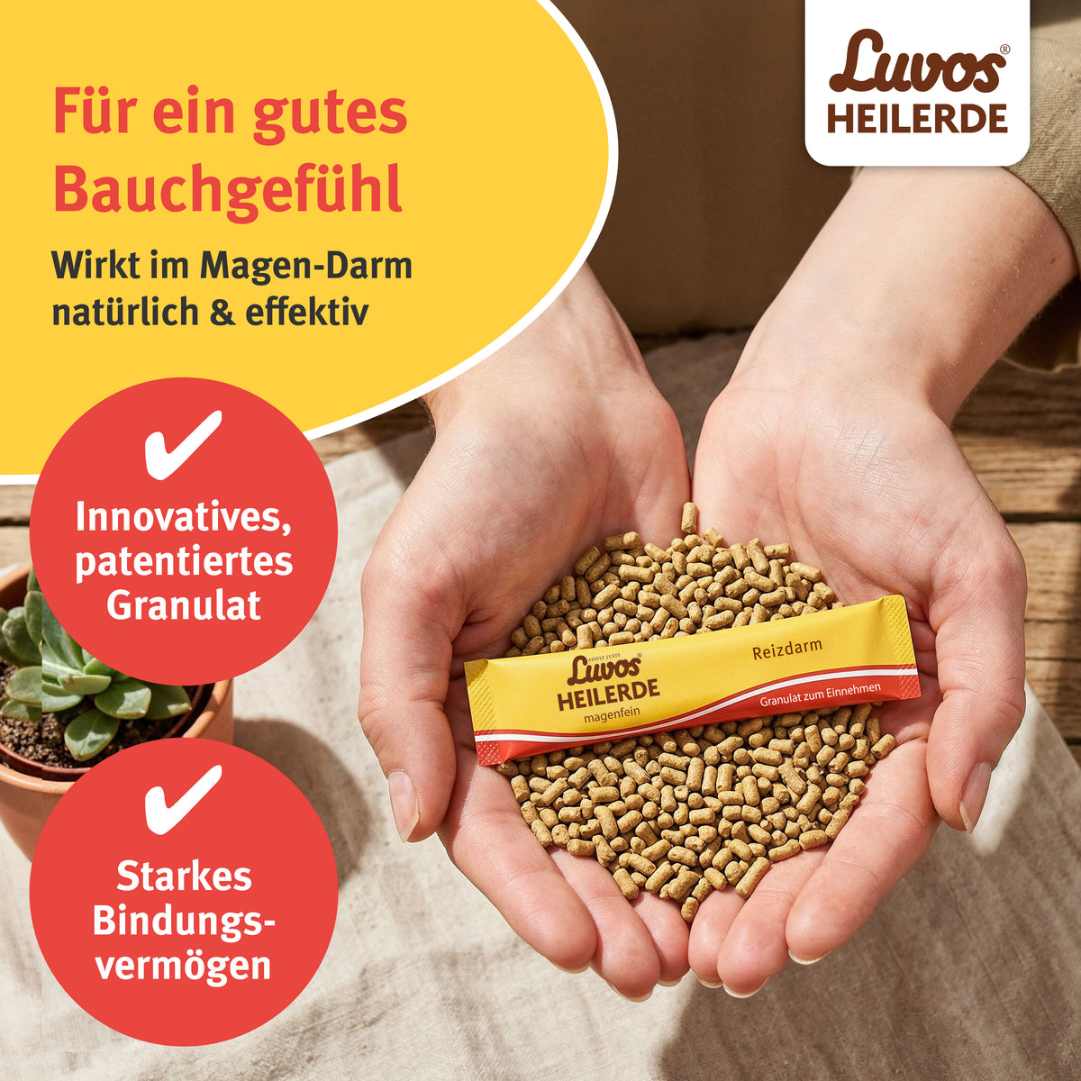 Luvos® Heilerde magenfein Reizdarm Granulat, 50 x 6,5g