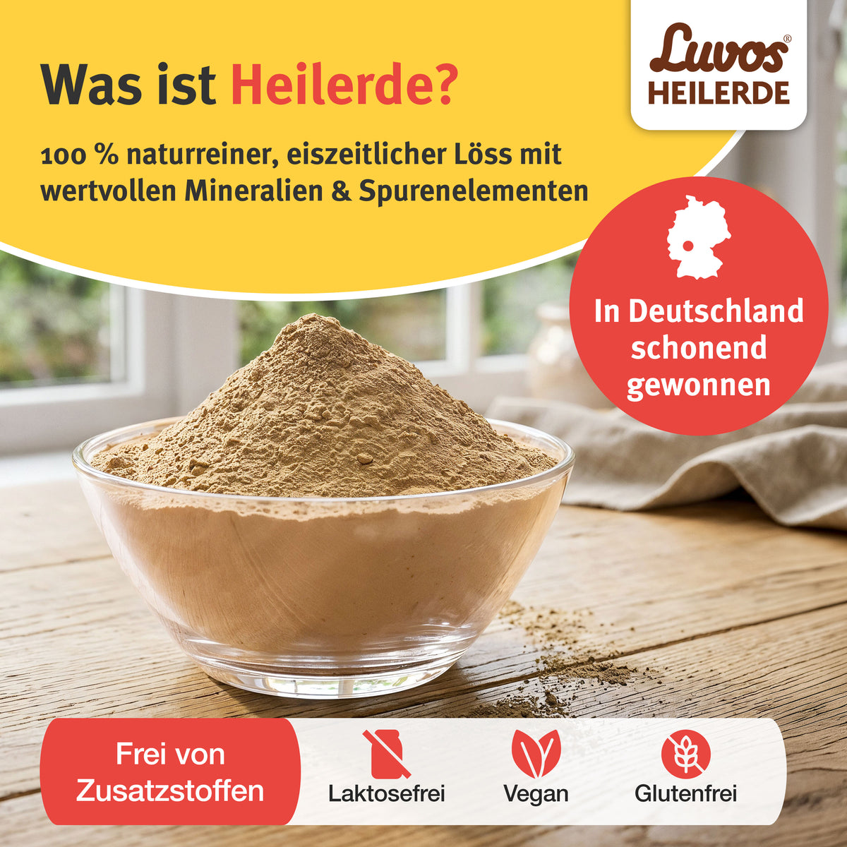 Luvos® Heilerde magenfein Reizdarm Pulver, 380g