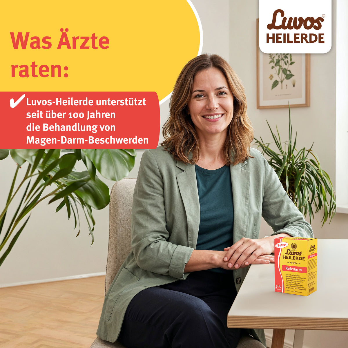 Luvos® Heilerde magenfein Reizdarm Pulver, 380g