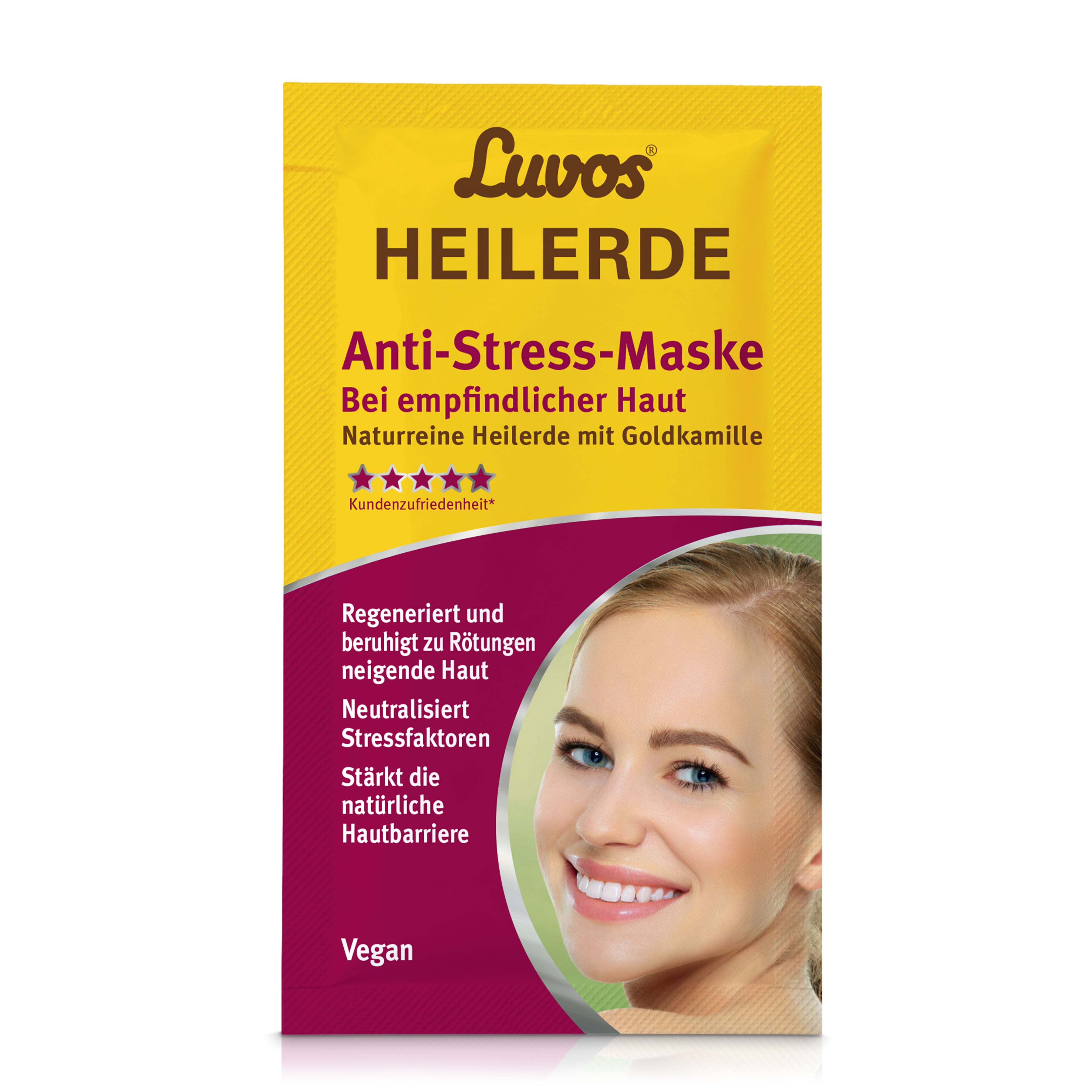 Luvos® Heilerde Anti-Stress-Maske (10 Stück)
