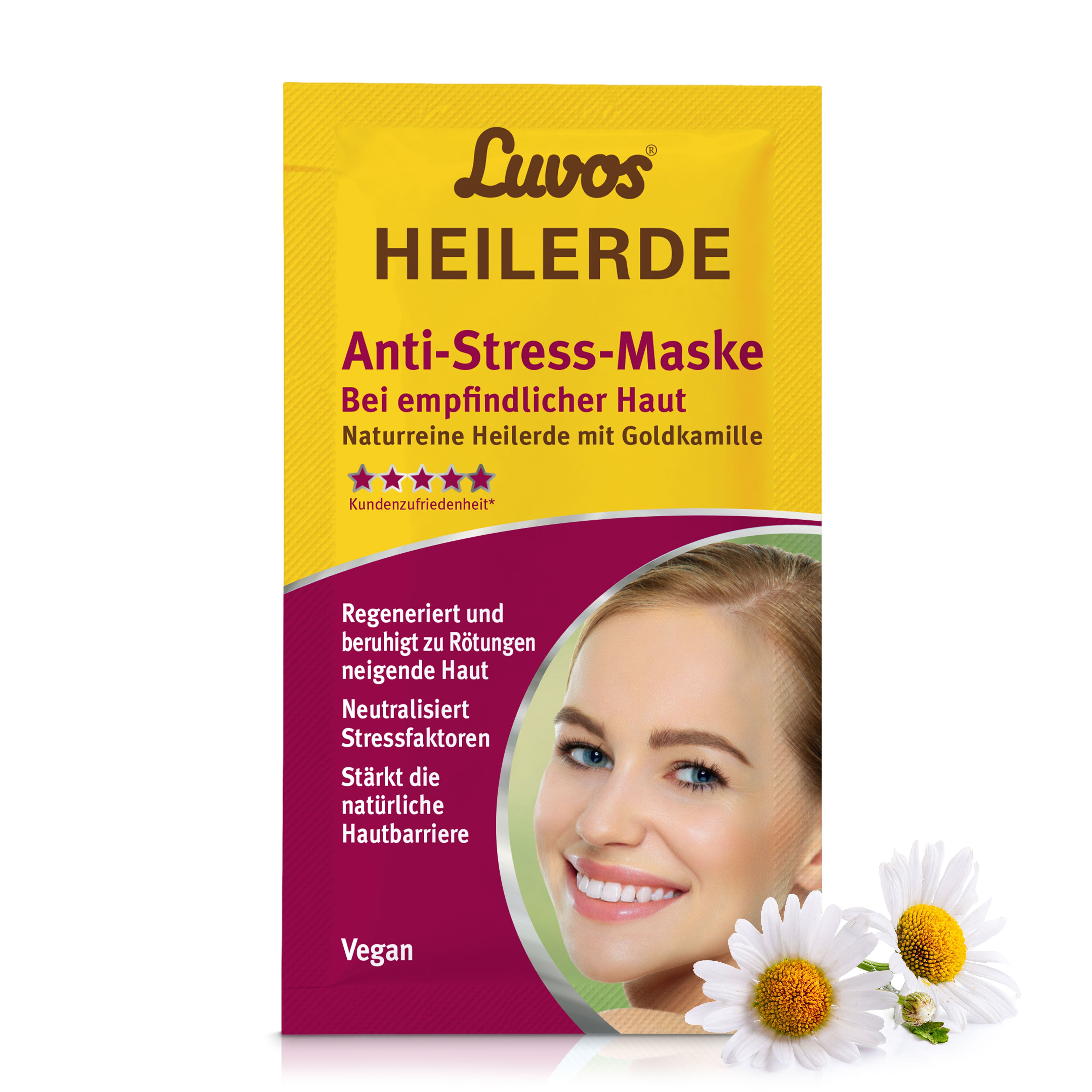 Luvos® Heilerde Anti-Stress-Maske (10 Stück)