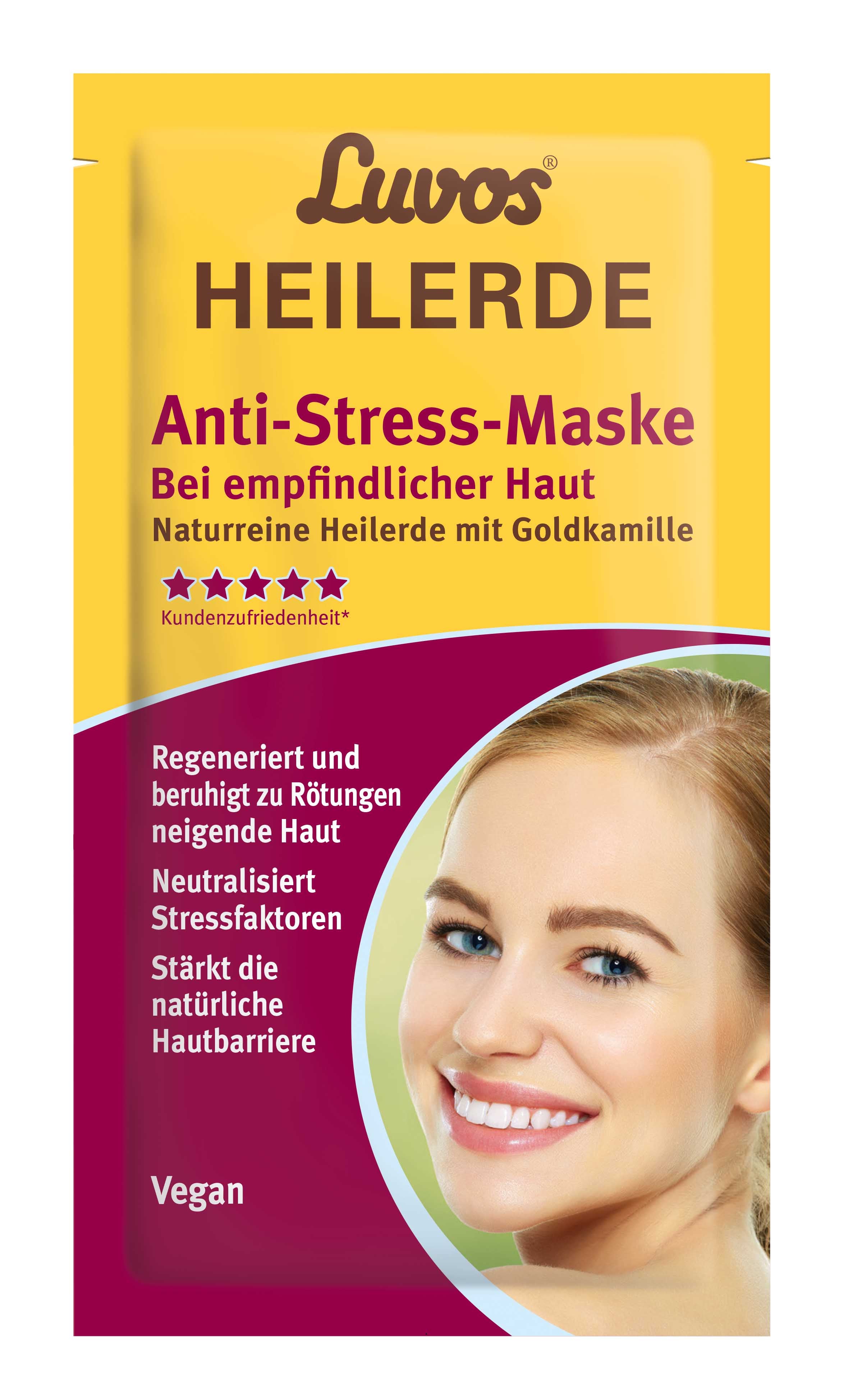 Luvos® Heilerde Anti-Stress-Maske (10 Stück)
