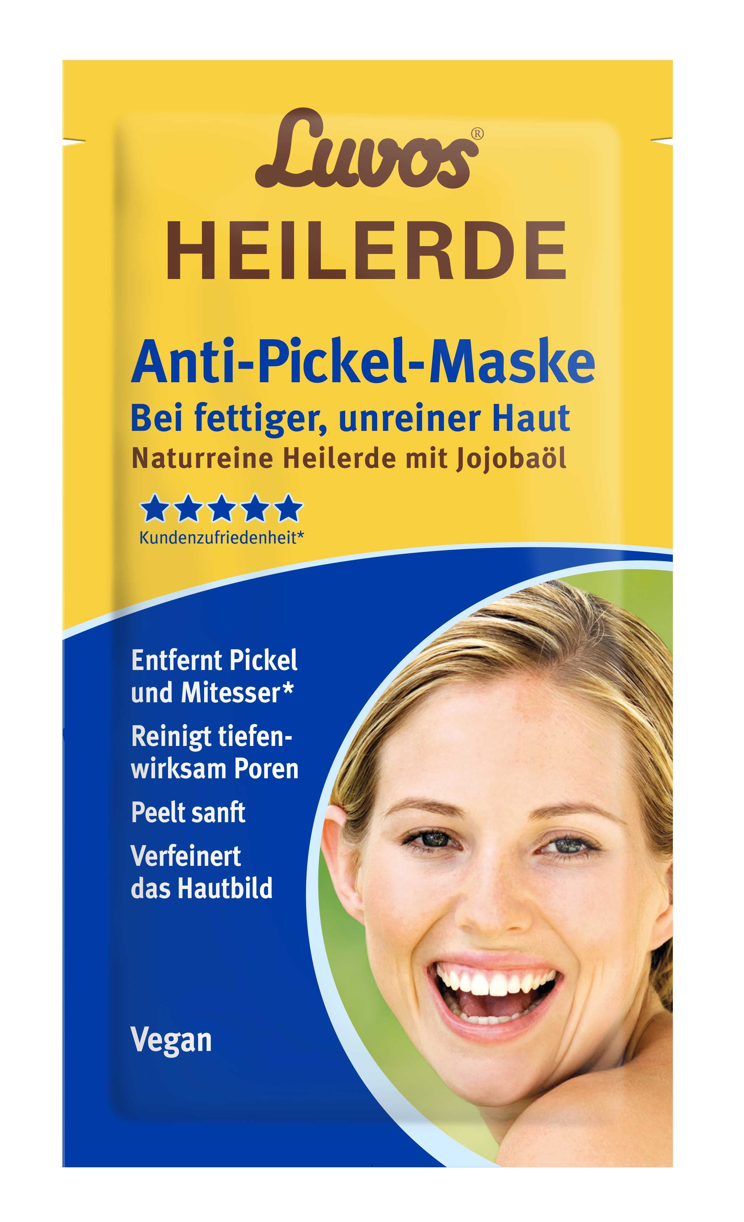 Luvos® Heilerde Anti-Pickel-Maske (10 Stück)