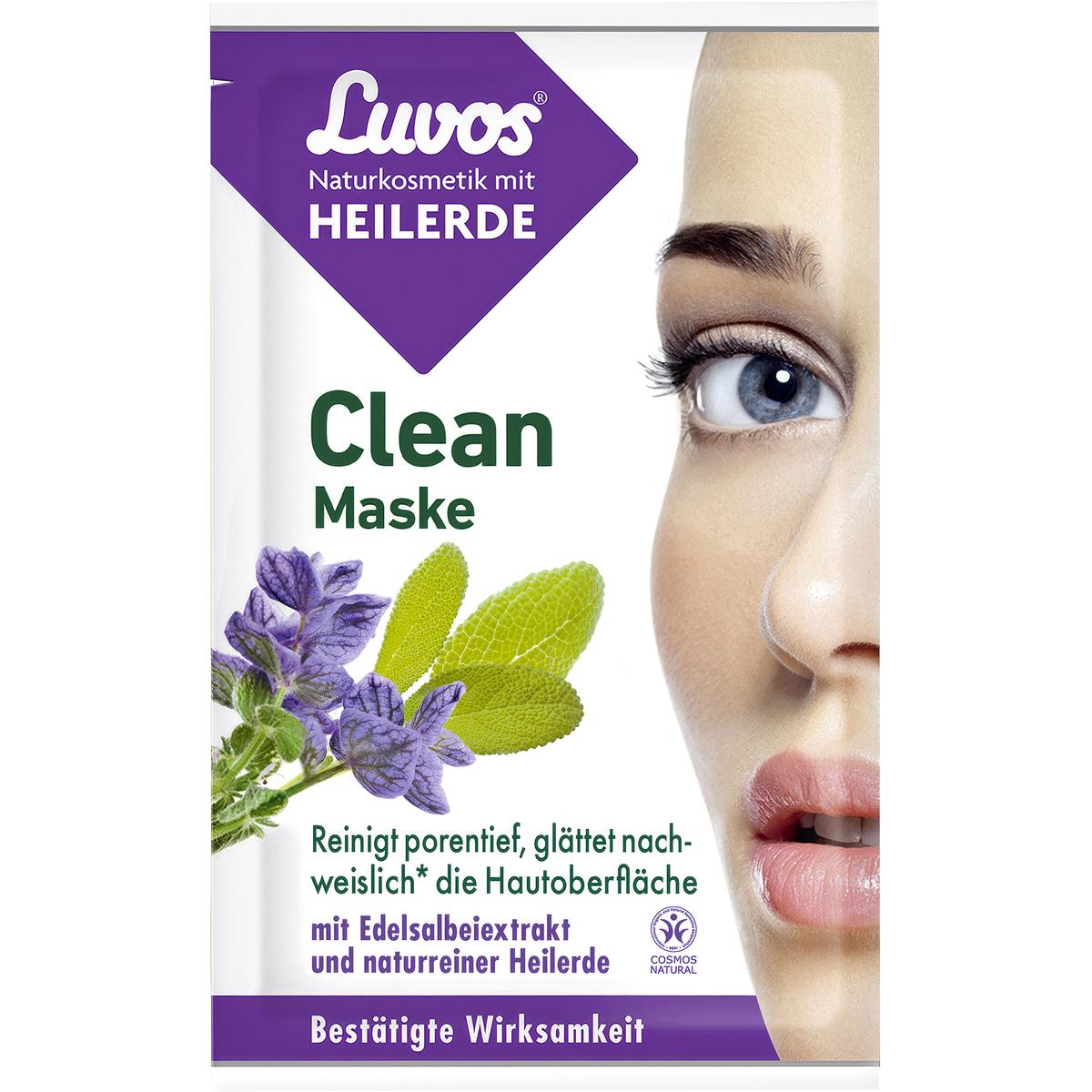 Luvos® Heilerde Naturkosmetik Clean-Maske (10 Stück)