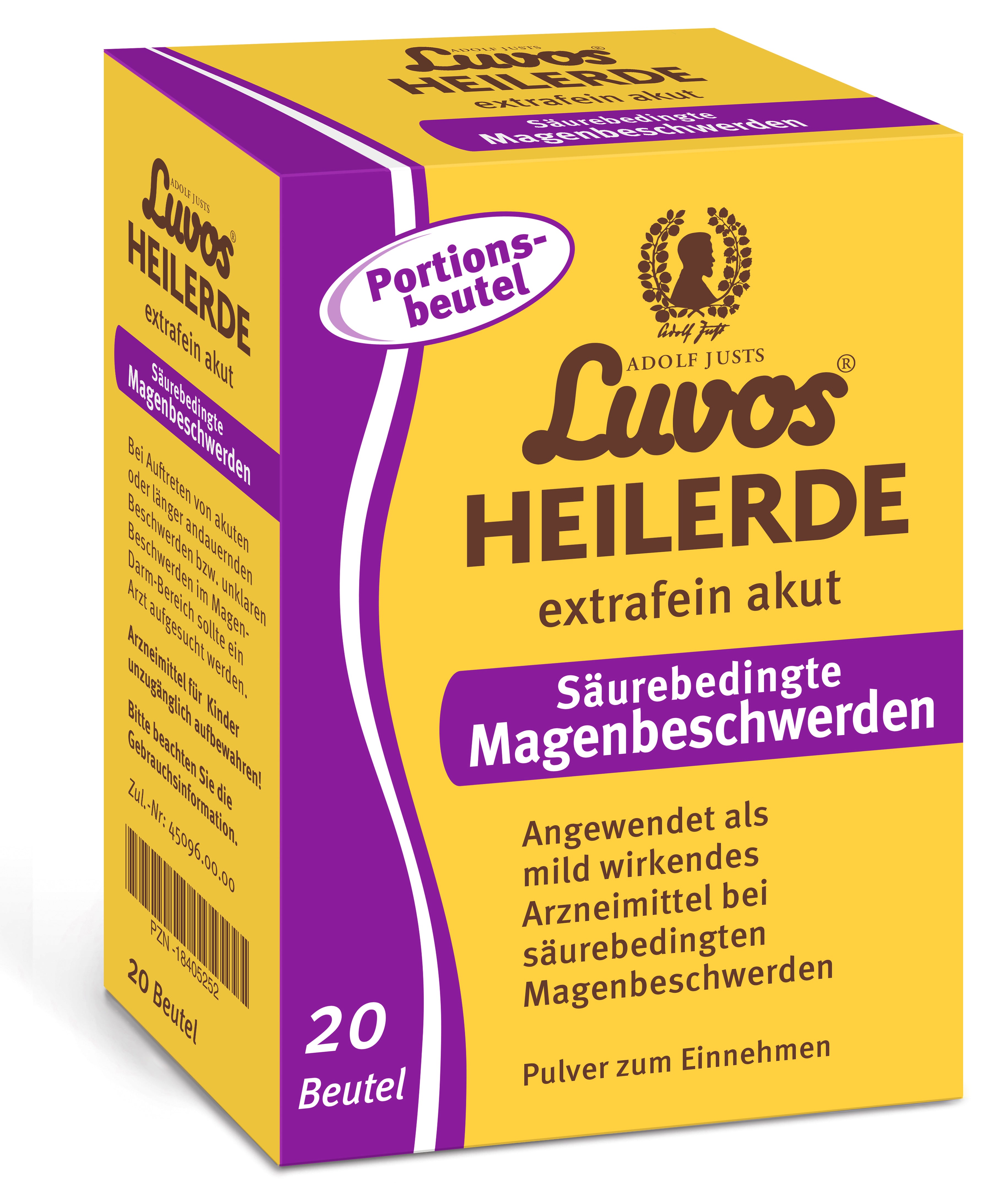 Luvos® Heilerde extrafein akut Säurebedingte Magenbeschwerden Pulver