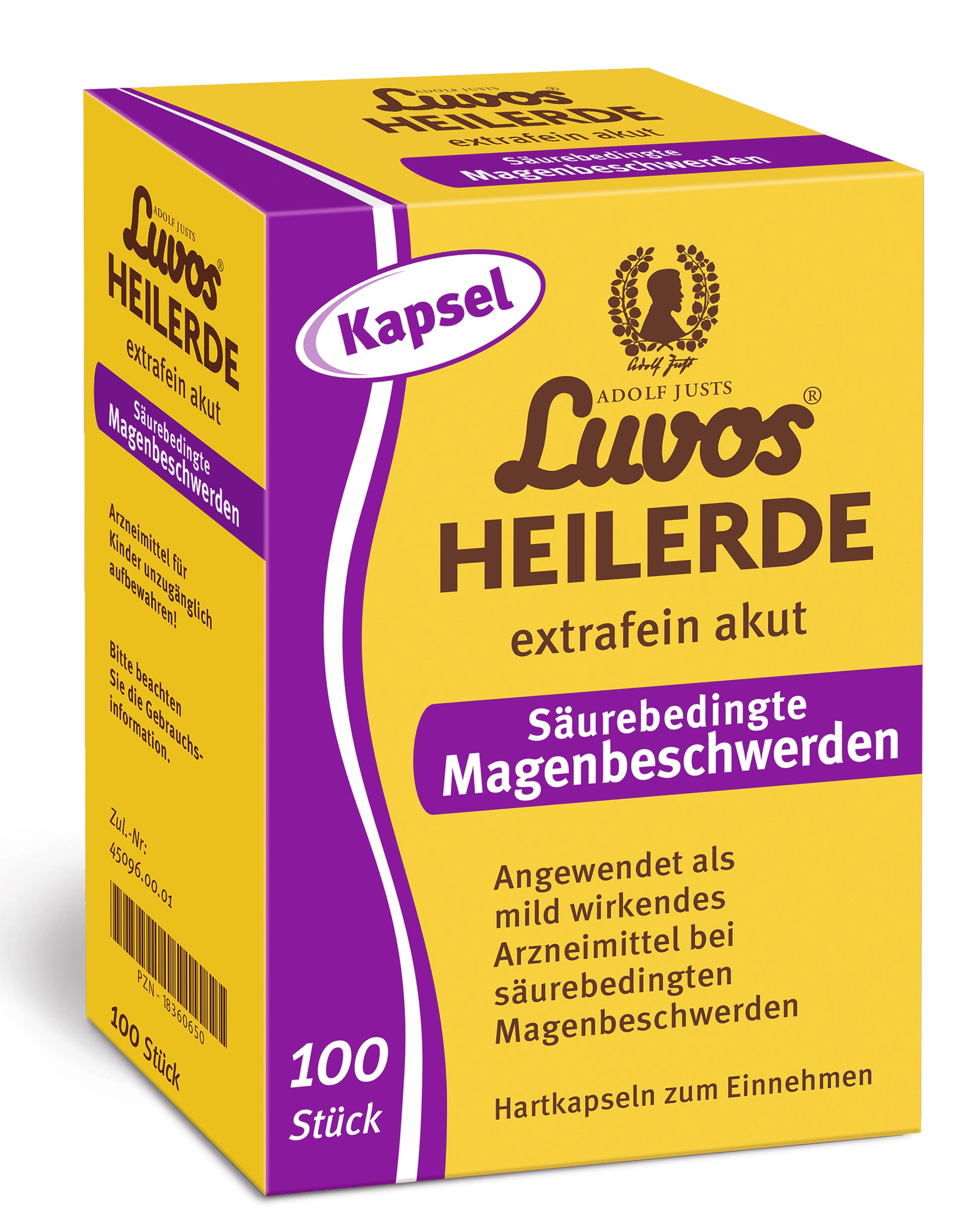 Luvos® Heilerde extrafein akut Säurebedingte Magenbeschwerden Kapseln