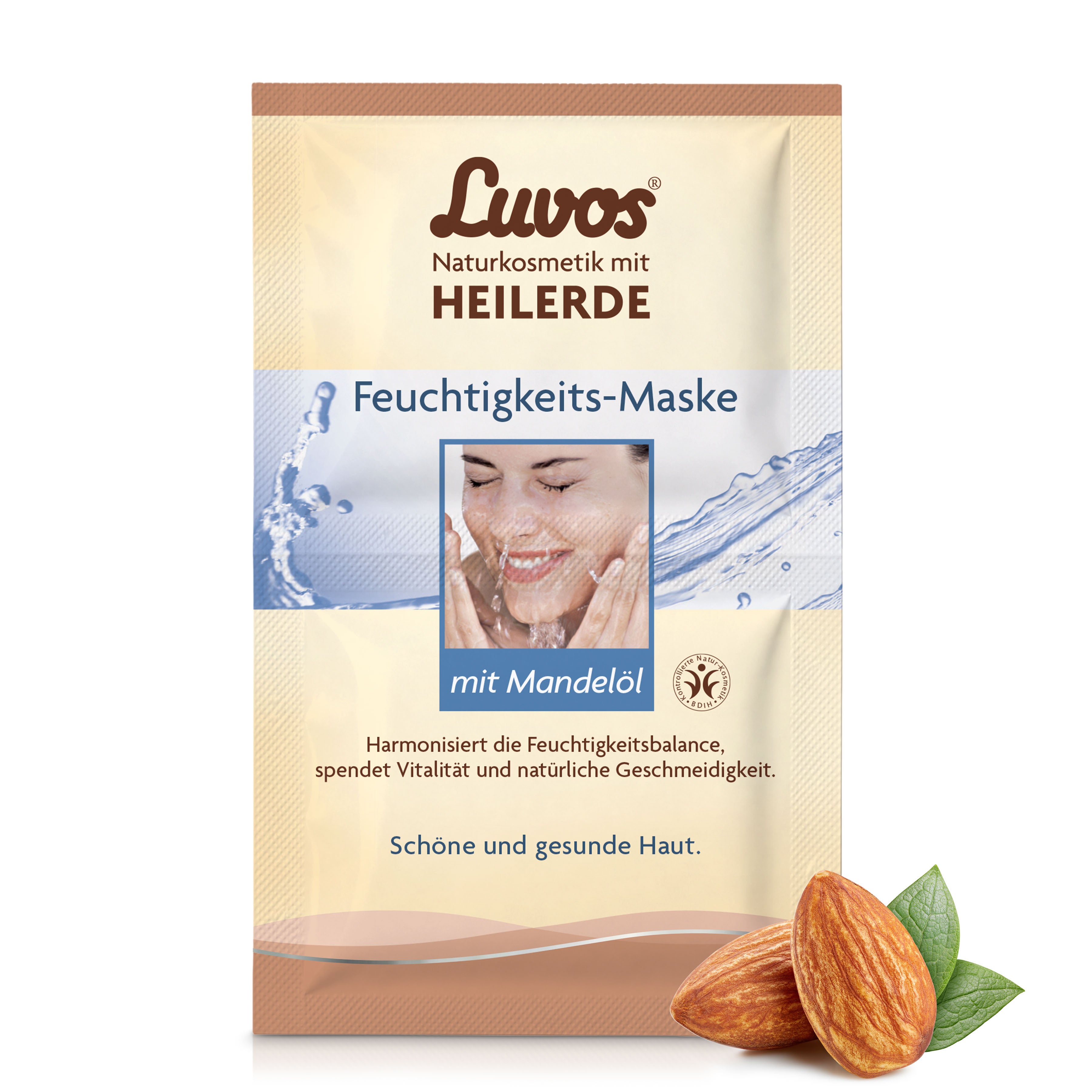 Luvos® Heilerde Naturkosmetik Feuchtigkeits-Maske (10 Stück)