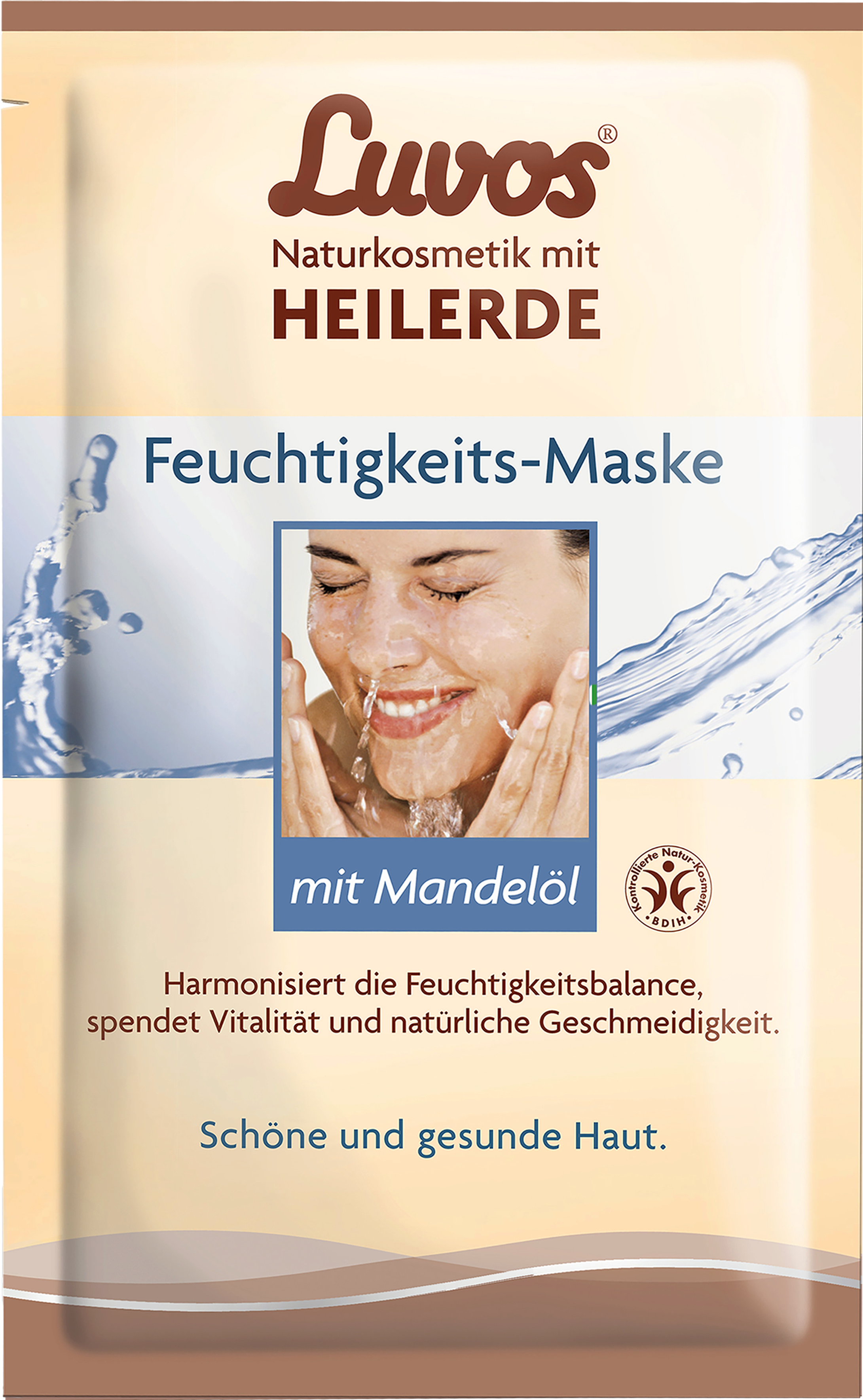 Luvos® Heilerde Naturkosmetik Feuchtigkeits-Maske (10 Stück)
