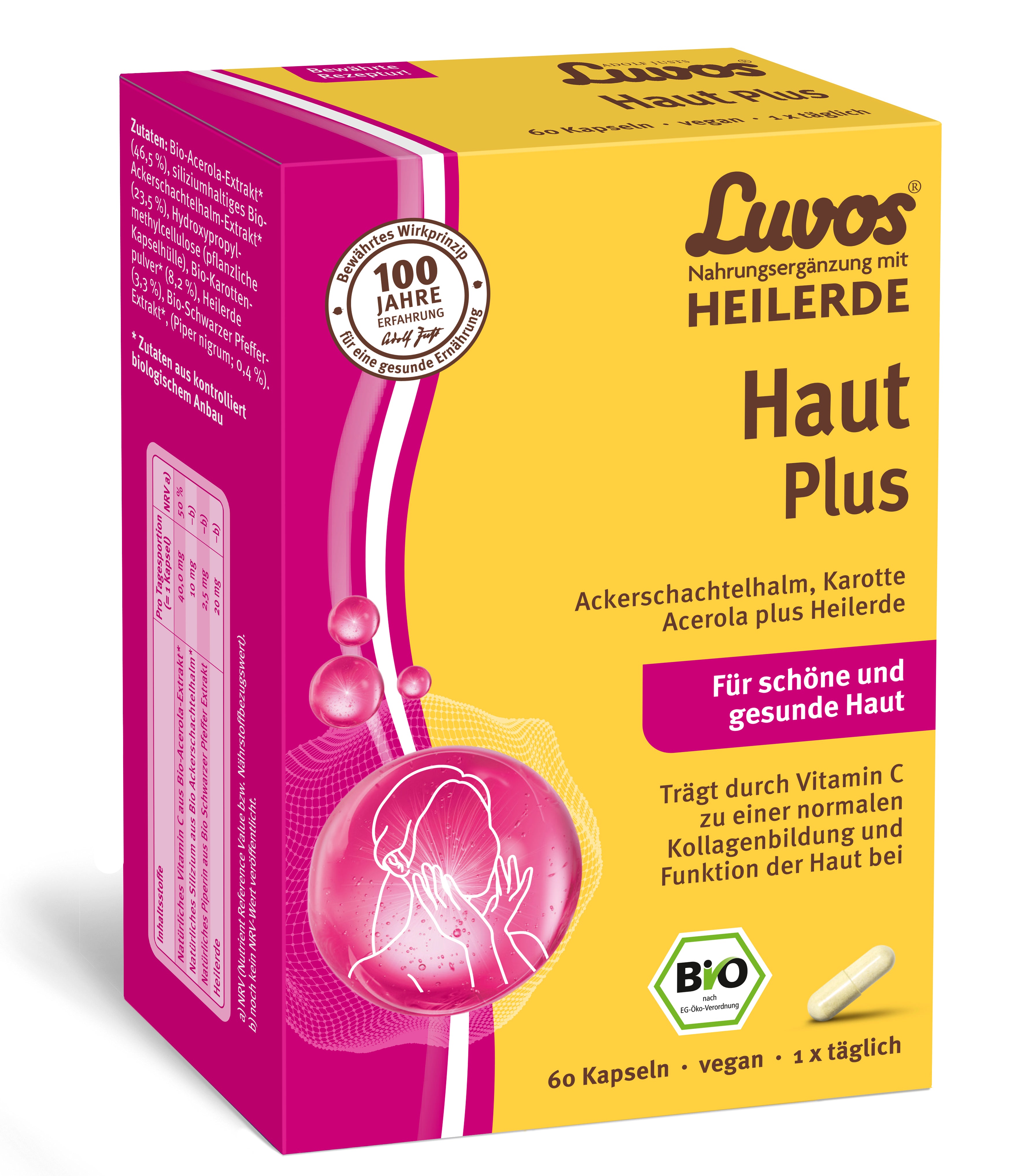 Luvos® Heilerde Bio Haut Plus Kapseln, 60 Stück