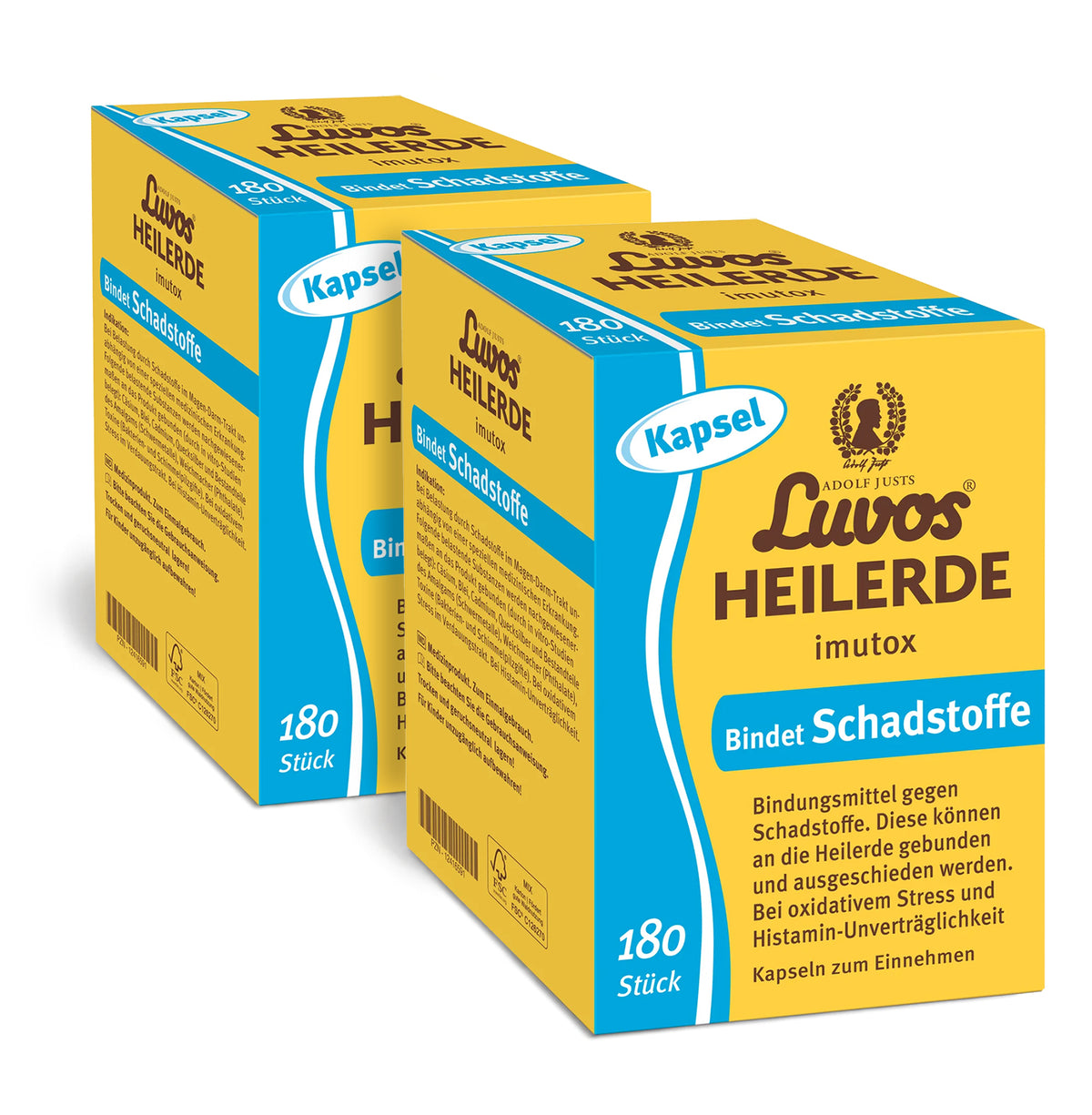 Luvos® Heilerde imutox bindet Schadstoffe Kapseln