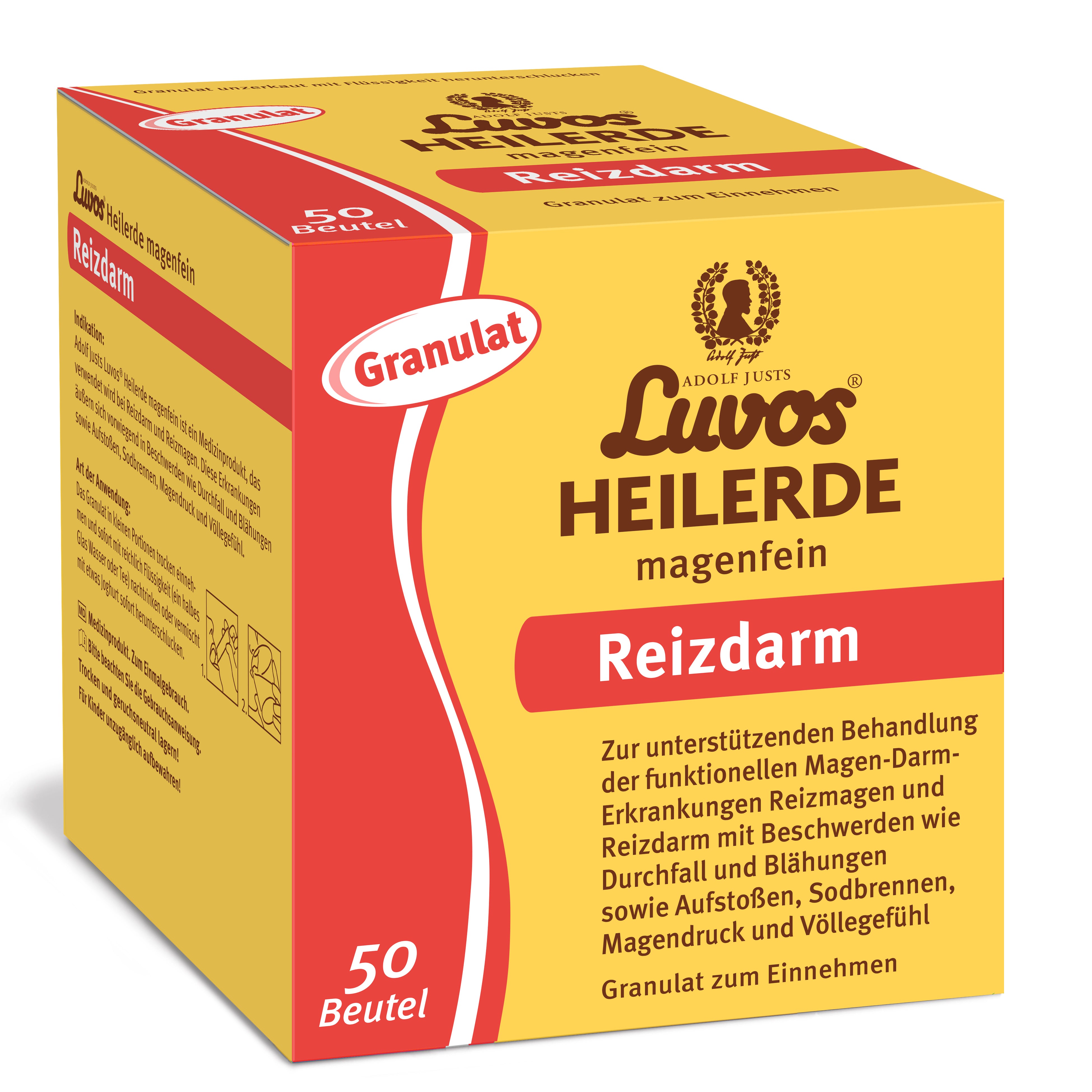 Luvos® Heilerde magenfein Reizdarm Granulat, 50 x 6,5g