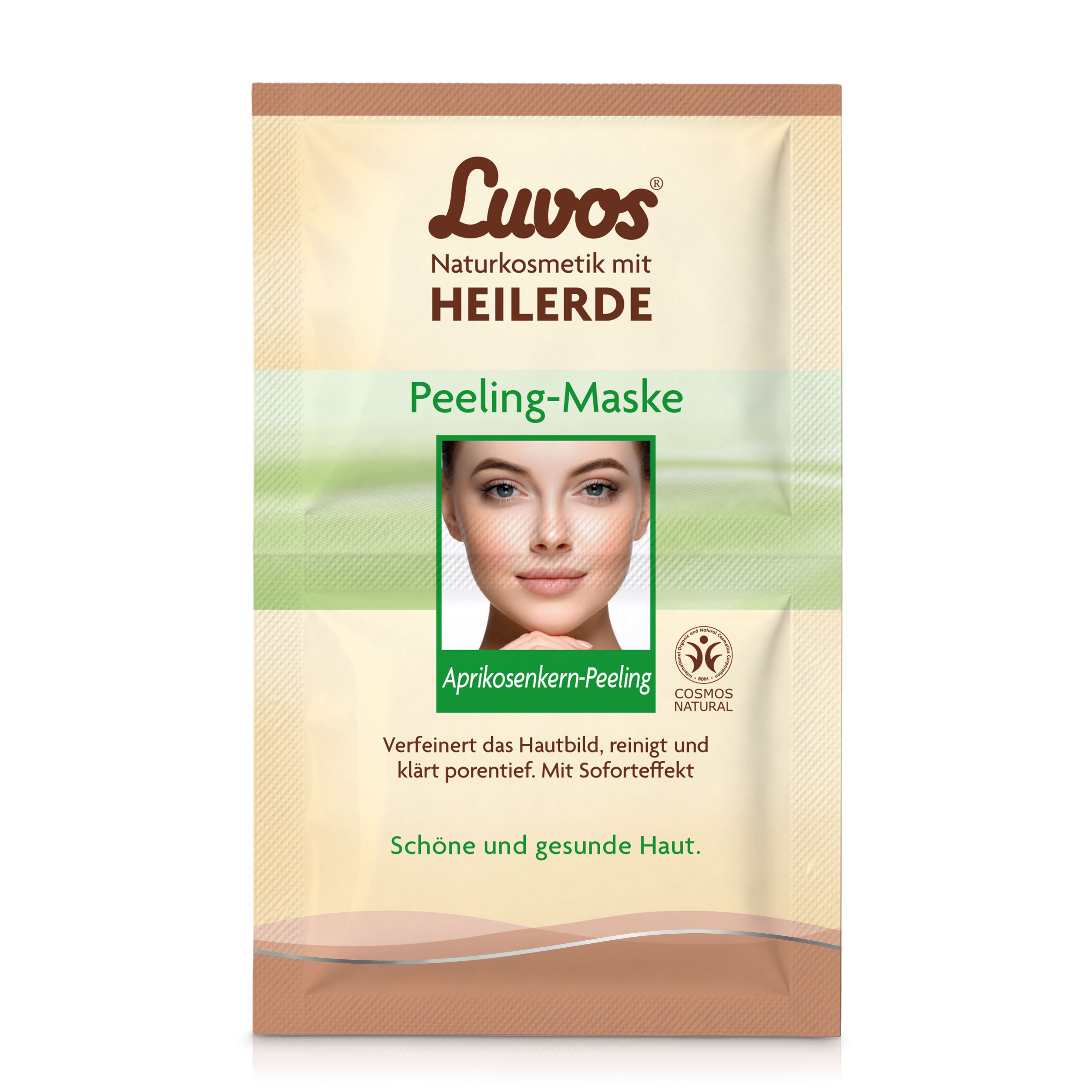 Luvos® Heilerde Naturkosmetik Peeling-Maske (10 Stück)