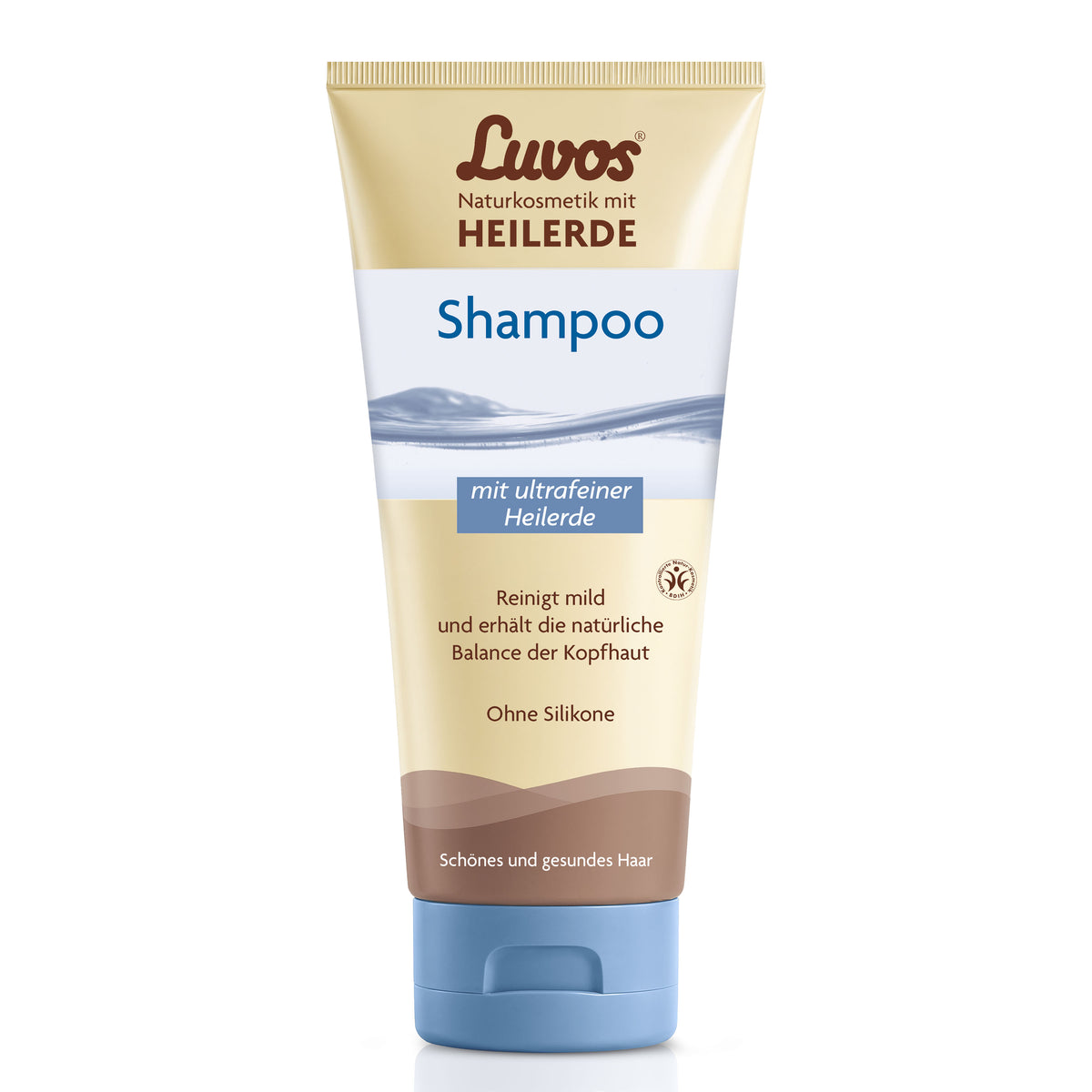 Luvos Heilerde Haar-Shampoo 200ml für Vitalität, Volumen & Glanz sowie zur Stabilisierung des pH-Werts der Kopfhaut.