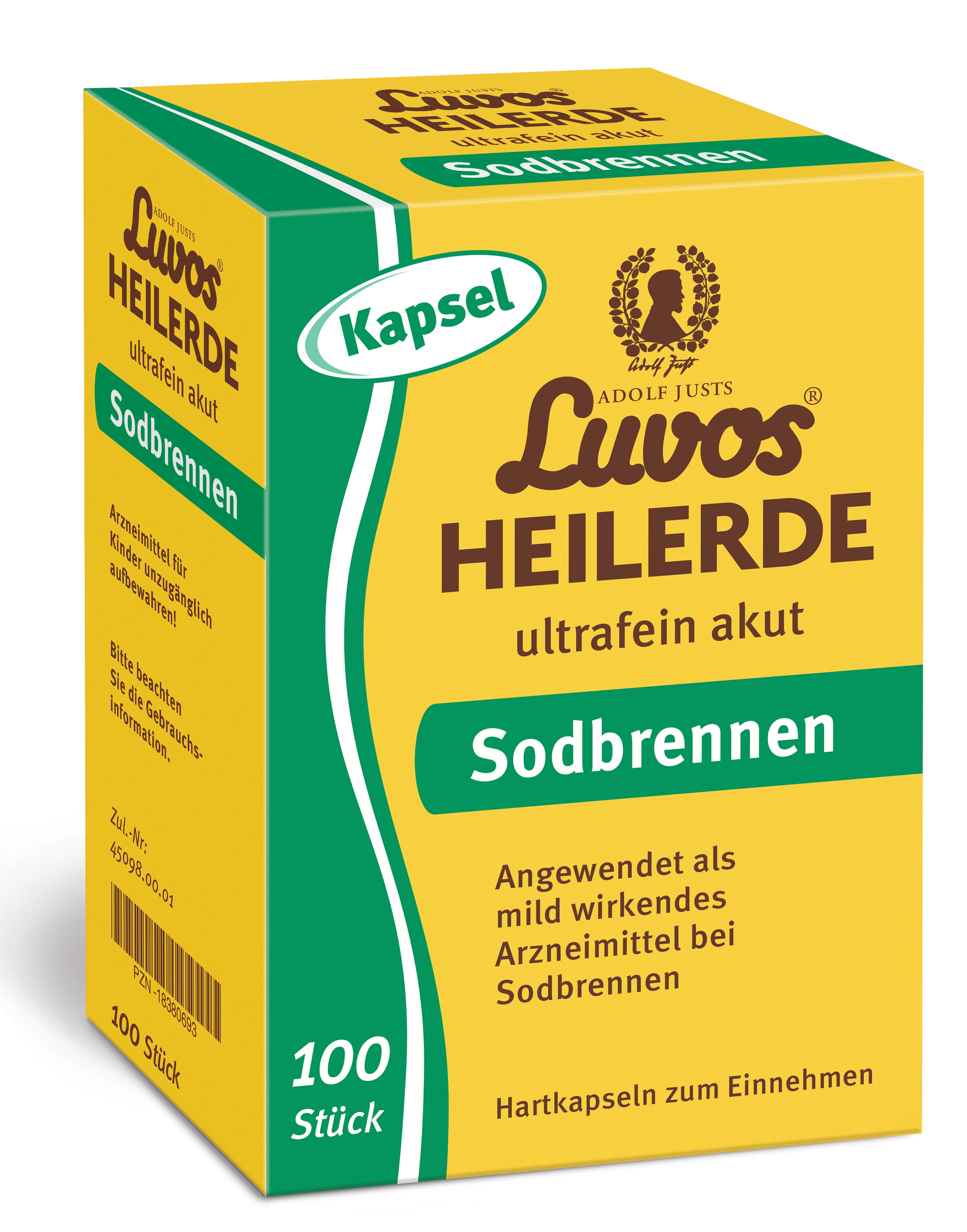 Luvos® Heilerde ultrafein akut Sodbrennen Kapseln