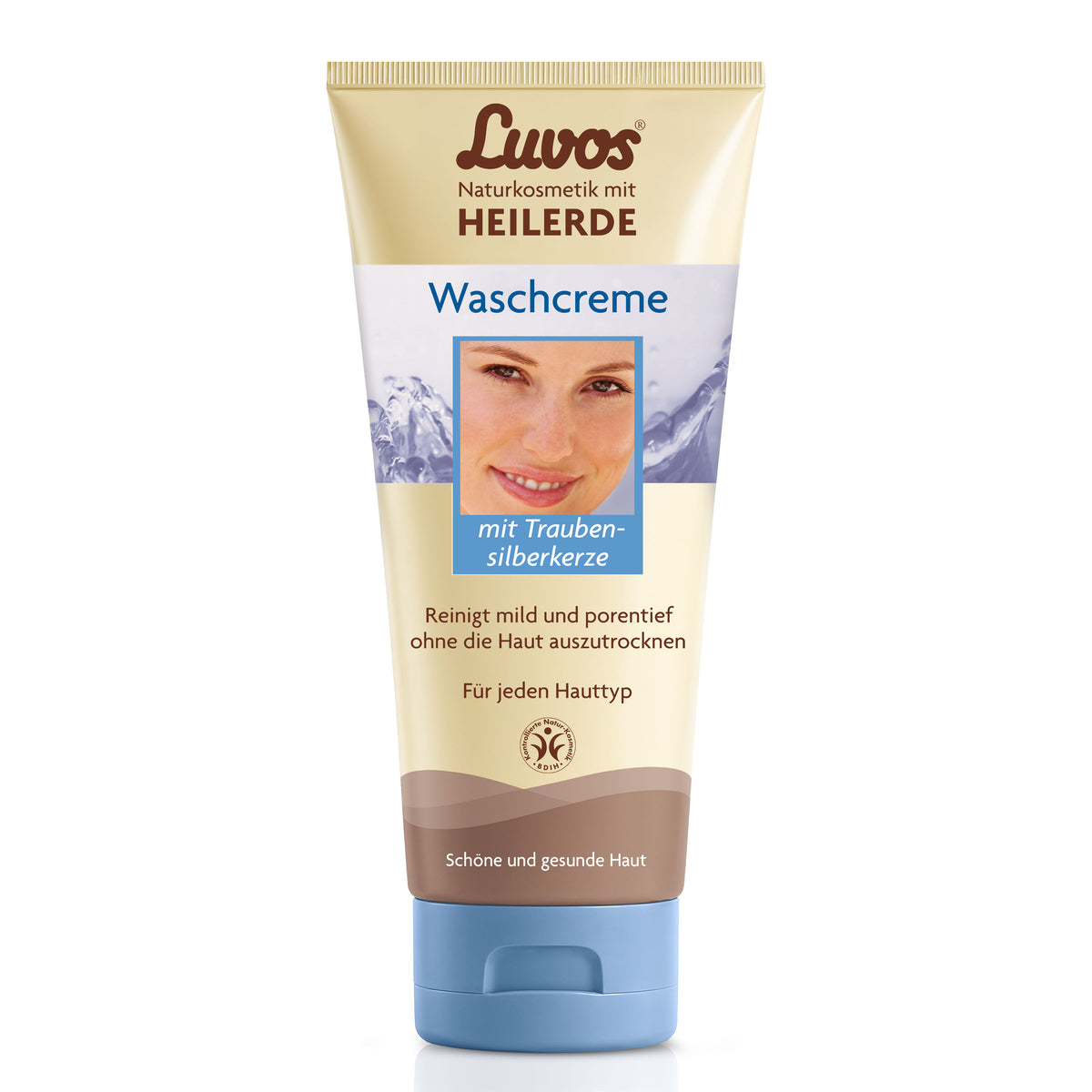 Luvos Heilerde Naturkosmetik Waschcreme 100ml zur sanften Tiefenreinigung für einen frischen Teint.